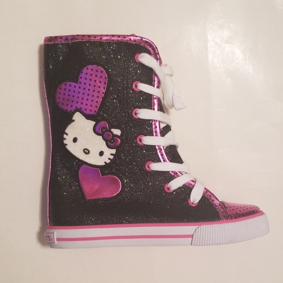 Sanrio Shoes Little Girls Hello Kitty High Top Sneakerboot Poshmark